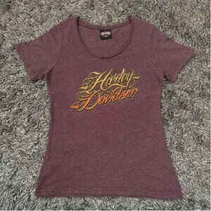 Harley-Davidson Maroon Logo Tee